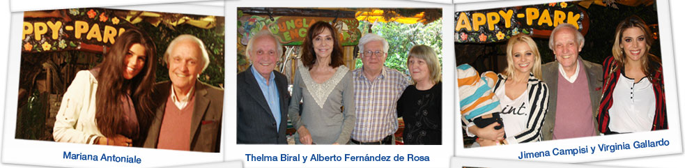 Mariana Antoniale, Thelma Boral y Alberto Fernández de la Rosa, Jimena Campisi y Virginia Gallardo