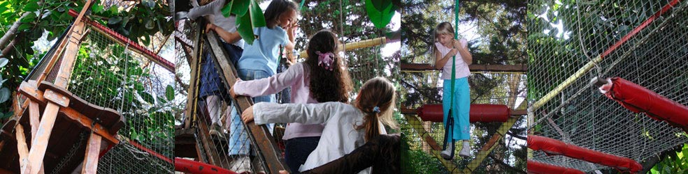Happy Park, Salón de Fiestas y Atracciones infantiles con La soga de Tarzán